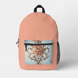 Baroque Rose Bedruckter Rucksack