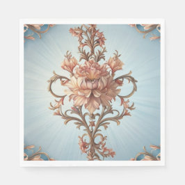 Baroque Rose Paper Napkin Serviette