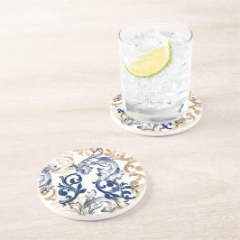 Baroque-Style Retro Classic Pattern  Getränkeuntersetzer