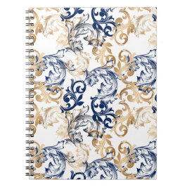 Baroque-Style Retro Classic Pattern  Notizblock