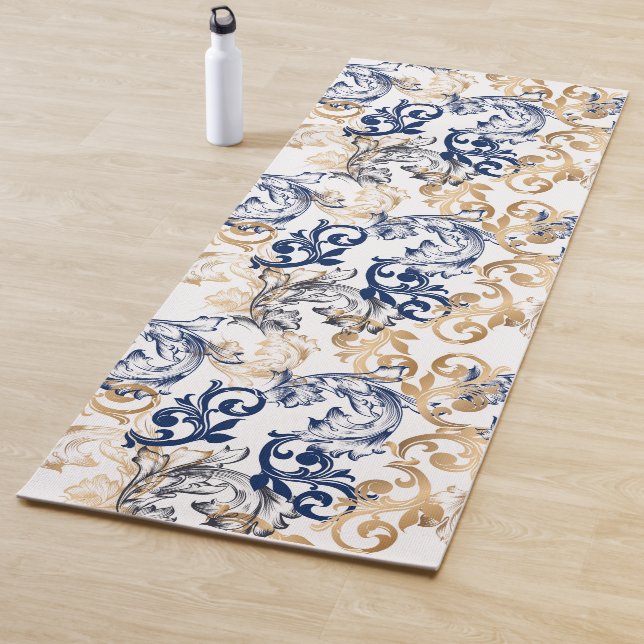 Baroque-Style Retro Classic Pattern  Yogamatte (Beispiel)
