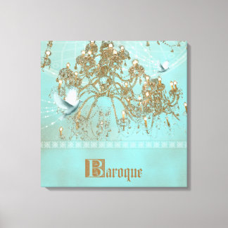 BAROQUE - überzogene Canvas Leinwanddruck