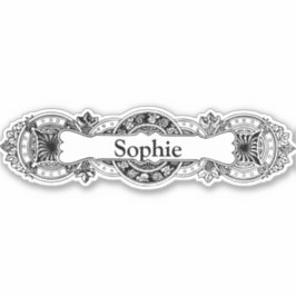 Baroque-Vinyl-Aufkleber, kundenspezifisch geschnit Aufkleber