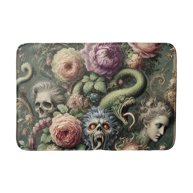 Baroquing Boundaries - Gotisch Viktorianisch Badematte (Vorderseite)