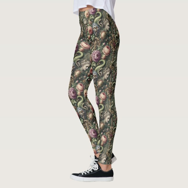 Baroquing Boundaries - Gotisch Viktorianisch Leggings (Links)