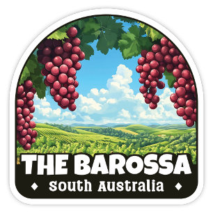 Barossa, Südaustralien-Aufkleber Aufkleber