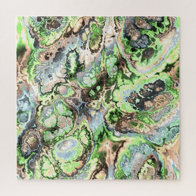 Barote Pastel Fraktal Abstrakte Kunst, Dichtung un Puzzle (Vertikal)