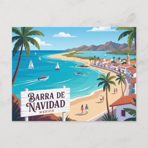 Barra de Navidad Mexiko Postkarte