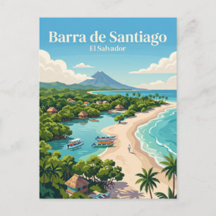 Barra de Santiago, Ahuachapán El Salvador Postkarte