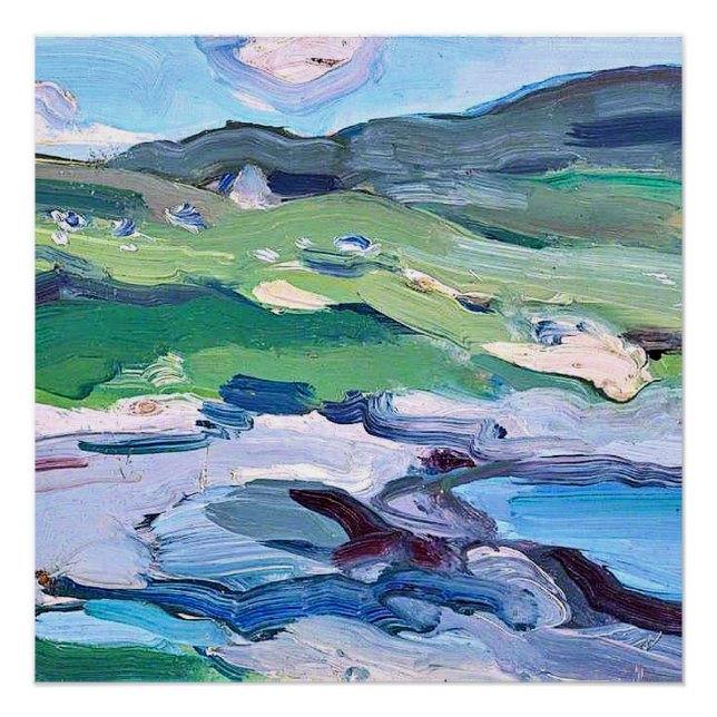 Barra, Schottland, Gemälde von Samuel Peploe, Poster (Vorderseite)