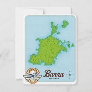 Barra Schottland Karte
