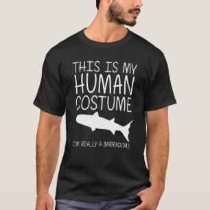 Barracuda Easy Halloween Menschliche Kostümfische T-Shirt