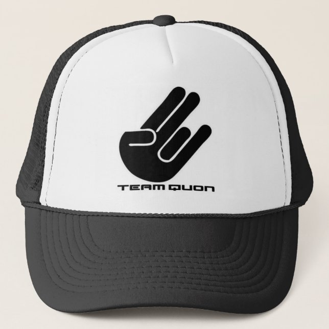 Barracuda-Hut des Team-QUON Truckerkappe (Vorderseite)