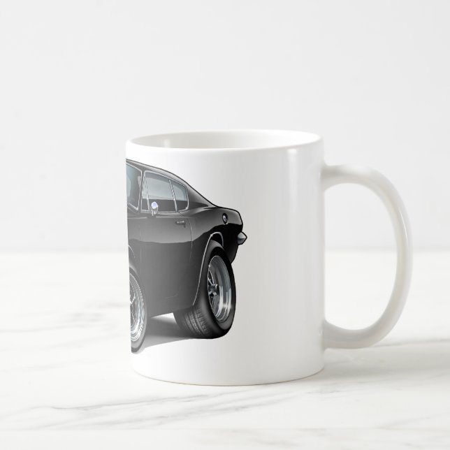 Barracuda-schwarzes Auto 1967-69 Tasse (Rechts)