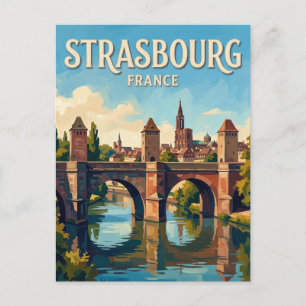 Barrage Vauban Straßburg Frankreich Postkarte
