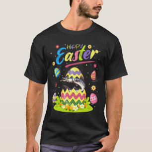 Barrakuda Fisch Ostern Ei Barrakuda Frohe Ostern T-Shirt