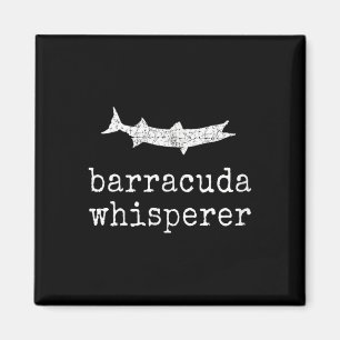 Barrakuda-Flüsterer Lustiger Barrakuda-Angler Magnet