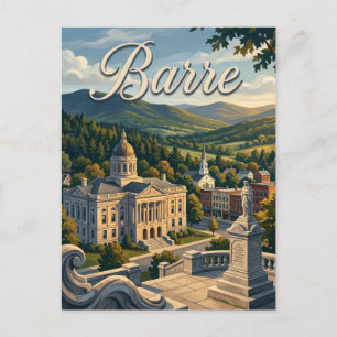 Barre, Vermont Postkarte