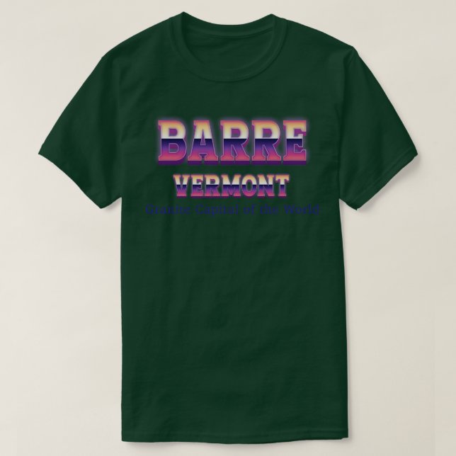 Barre Vermont T-Shirt (Design vorne)