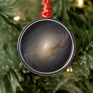 Barred Lenticular Galaxy Ngc 3368 Ornament Aus Metall