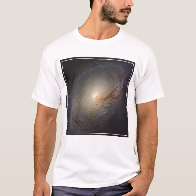 Barred Lenticular Galaxy Ngc 3368 T-Shirt (Vorderseite)