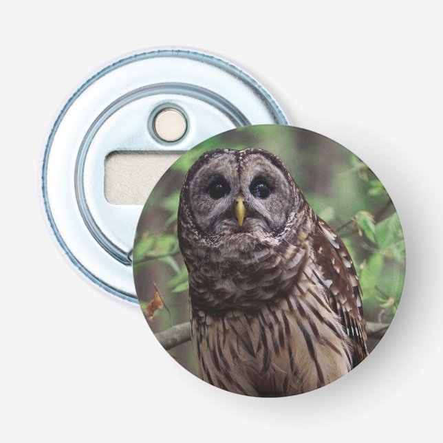 Barred Owl Flaschenöffner (Vorderseite)
