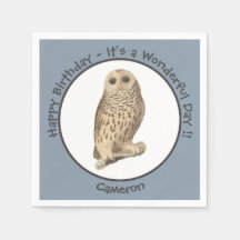 Barred Owl - Geburtstag oder anderes Party Themed 