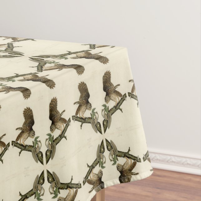 Barred Owl, John James Audubons Vögel von Amerika Tischdecke (Beispiel)