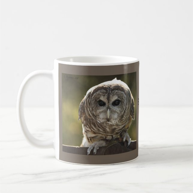 Barred Owl-Tasse Kaffeetasse (Links)