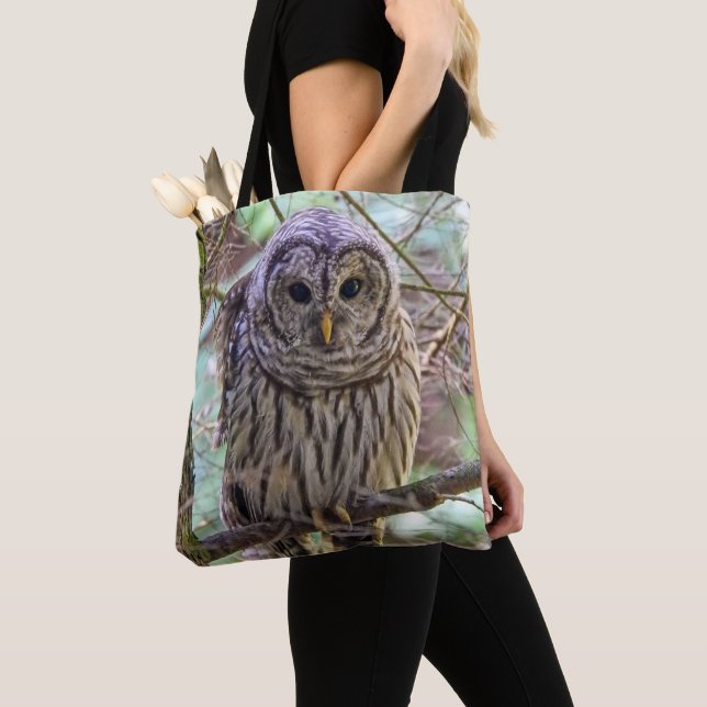 Barred Owl Totbeutel (Von Nahem)