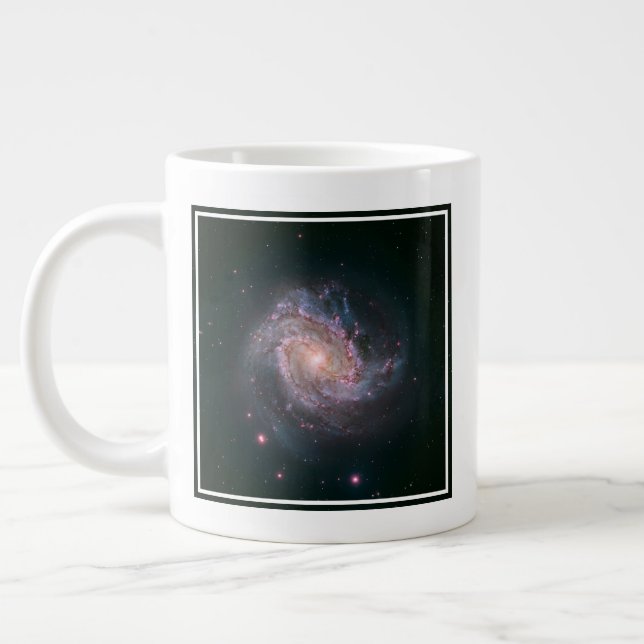 Barred Spiral Galaxy Messier 83.2 Jumbo-Tasse (Links)