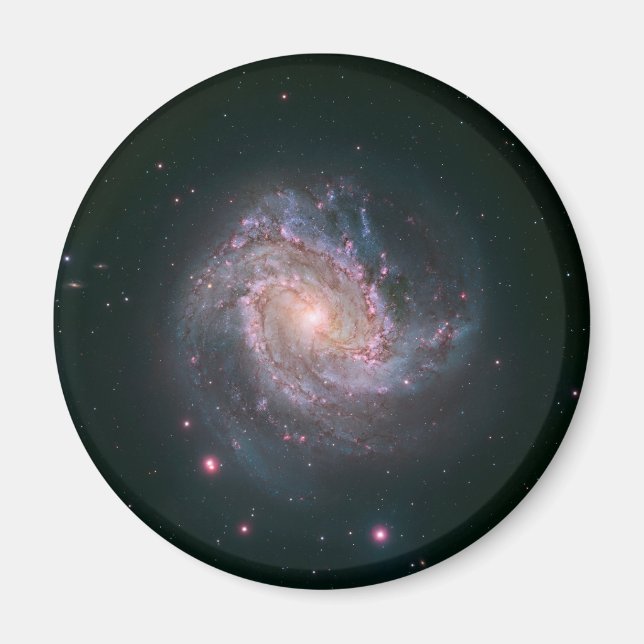 Barred Spiral Galaxy Messier 83.2 Magnet (Vorne)