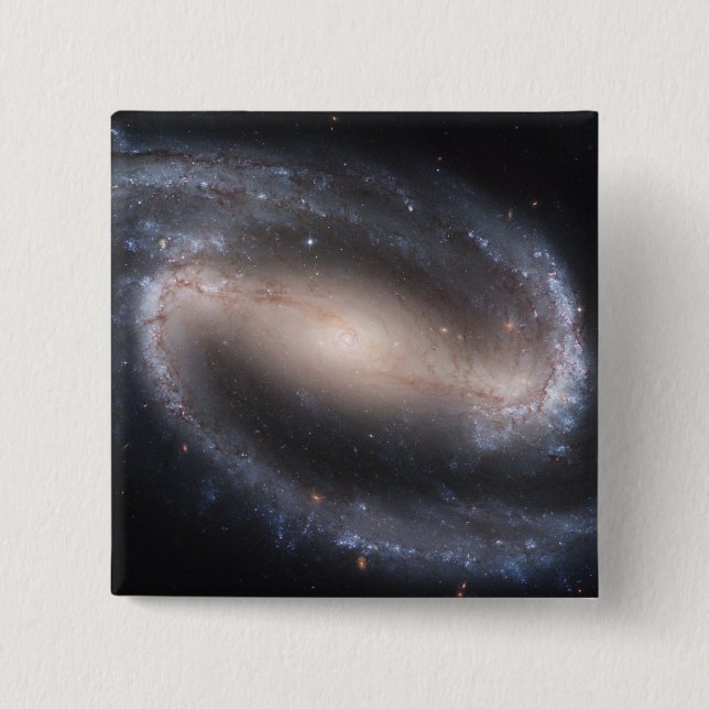 Barred Spiral Galaxy NGC 1300 Button (Vorderseite)
