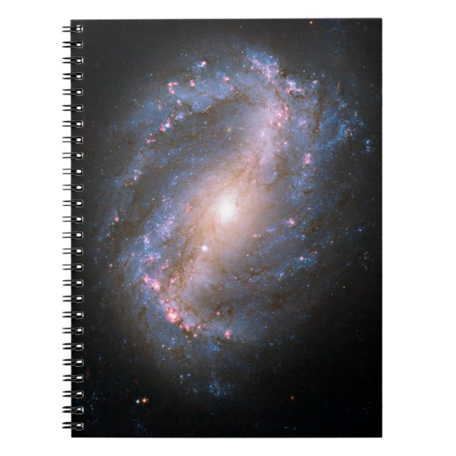 Barred Spiral Galaxy Notizblock (Vorderseite)
