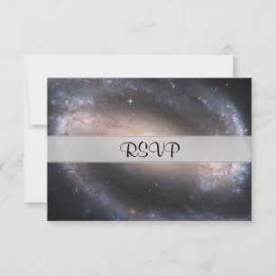 Barred Spiral Galaxy RSVP Karte