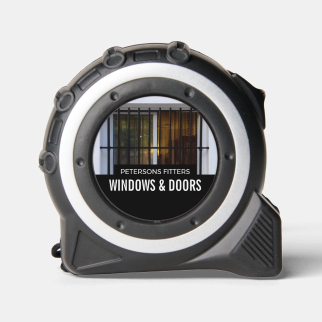 Barred Window, Window & Door Fitter Company Maßband (Vorderseite)