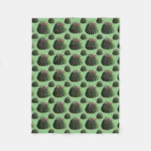 Barrel Cactus Fleece Blanket