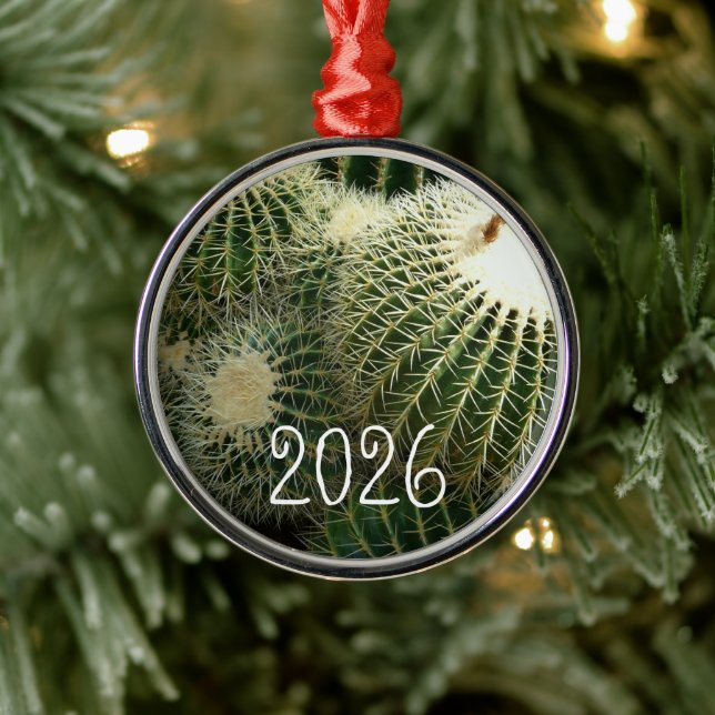 Barrel Cactus Ornament Aus Metall (Baum)