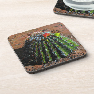 Barrel Cactus Plastic Untersetzer