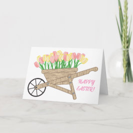 BARREL OF EASTER WISHES CARD DANKESKARTE