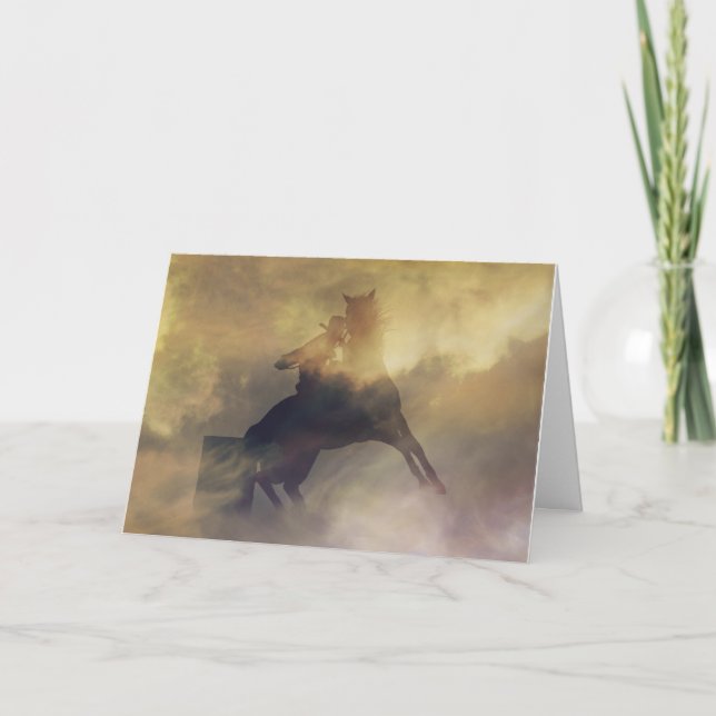 Barrel Racer Birthday Card Karte (Vorderseite)