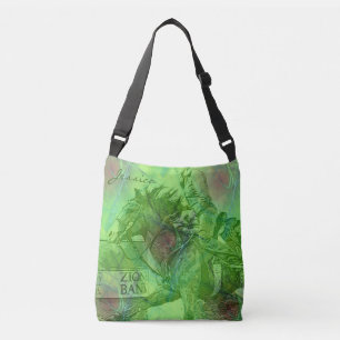 Barrel Racer II (grüner Kreis) Tragetaschen Mit Langen Trägern