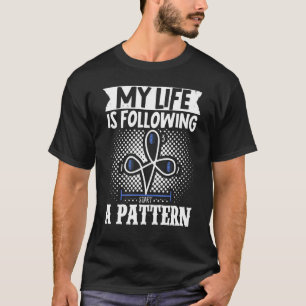 Barrel Racer Mein Leben Folgt Einem Muster Pferd T-Shirt