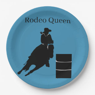 Barrel Racer Pappteller