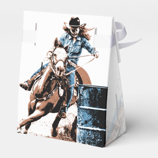 Barrel Racing Geschenkschachtel (Rückseite)