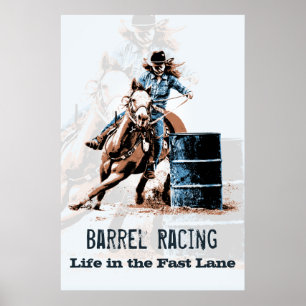Barrel Racing - Leben in der Flucht Poster