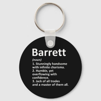 Barrett Definition Personalisierter Name Lustig Schlüsselanhänger
