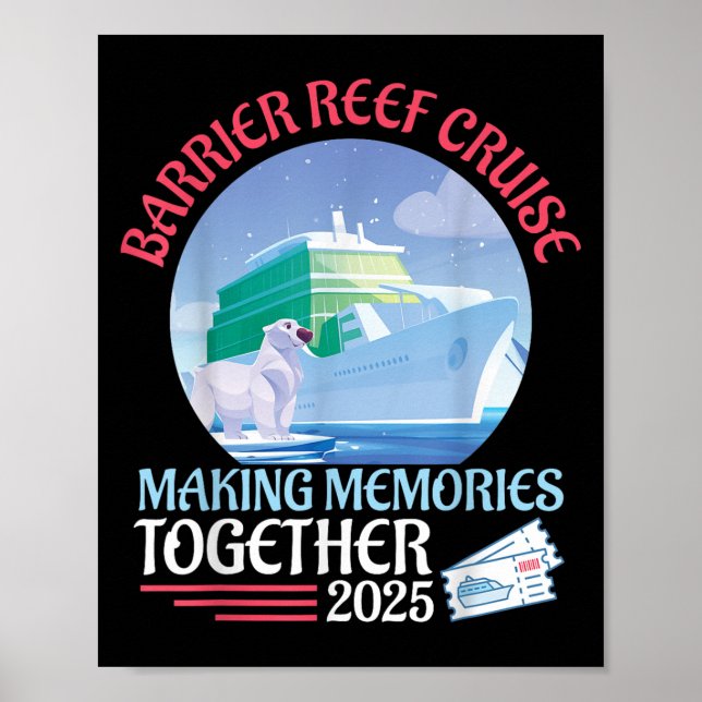 Barrier Reef Cruise Making Erinnerungen gemeinsam  Poster (Vorne)