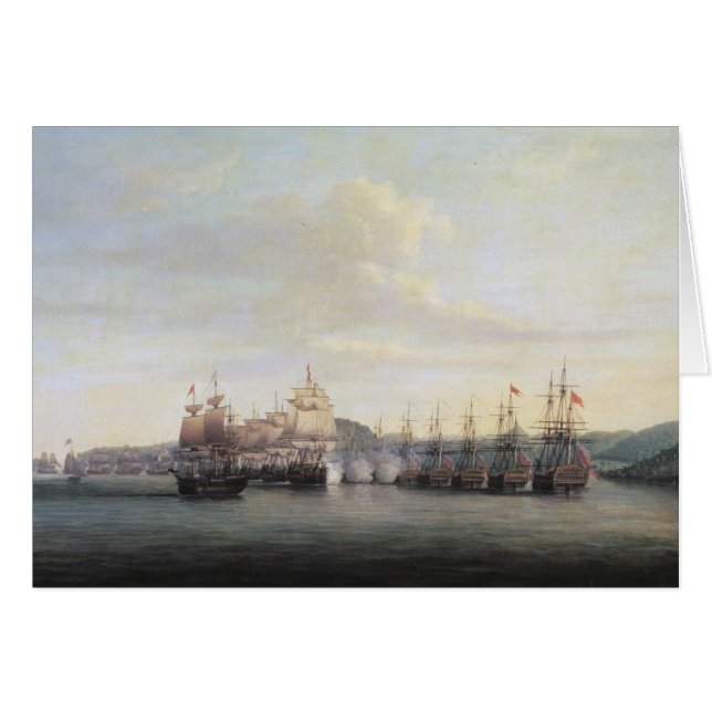 Barrington Aktion bei Sankt Lucia, 1778 (Vorderseite (Horizontal))