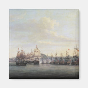Barrington Aktion bei Sankt Lucia, 1778 Magnet